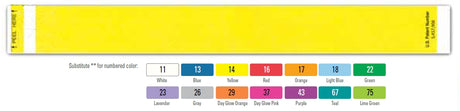 Identification Wristband Short Stay® Tabless™ Write On Adhesive Closure - BeHope