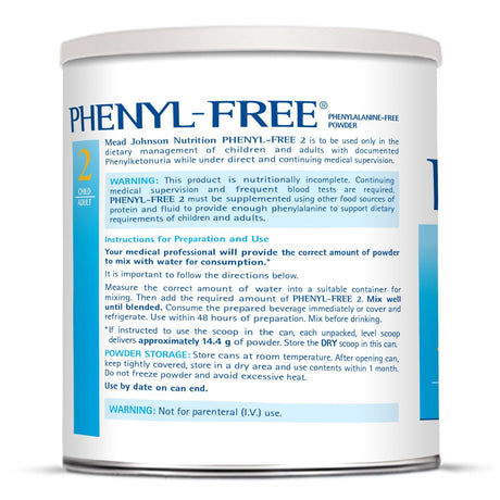 Oral Supplement Phenyl-free® 2 Phenylalanine Free PKU Formula - BeHope