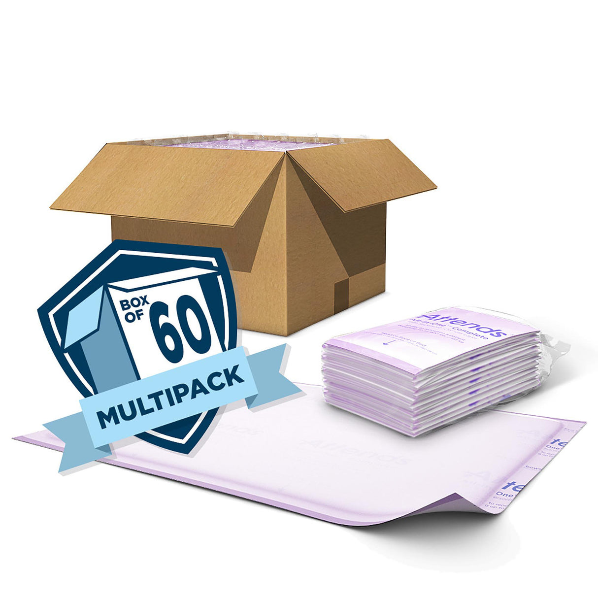 Disposable Underpad Attends® Supersorb™ Maximum Low Air Loss and Repositioning 30 X 36 Inch Dry-Lock® Core Heavy Absorbency - BeHope