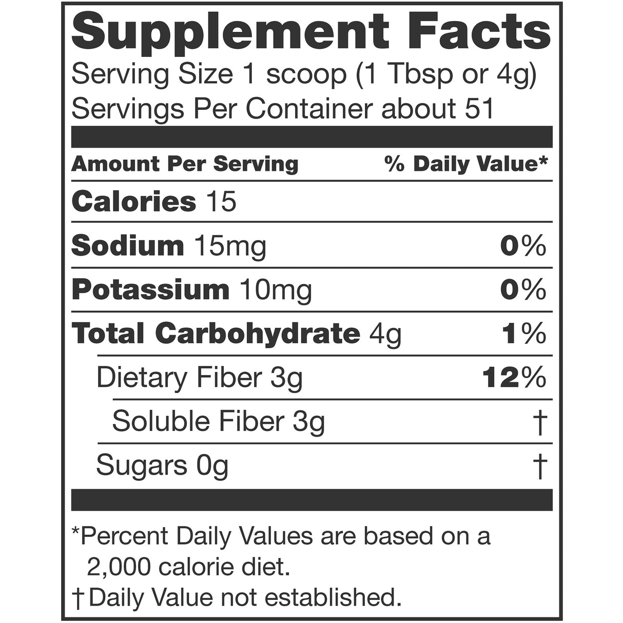 Nutrisource® Fiber Powder for Digestive Health and Bowel Function - BeHope