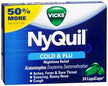 Cold and Cough Relief NyQuil® 325 mg - 15 mg - 6.25 mg Strength Gelcap 24 per Box - BeHope