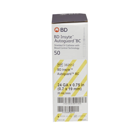 Peripheral IV Catheter BD Insyte Autoguard BC Vialon Blood Control Safety - BeHope