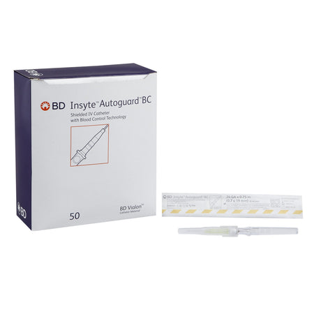 Peripheral IV Catheter BD Insyte Autoguard BC Vialon Blood Control Safety - BeHope