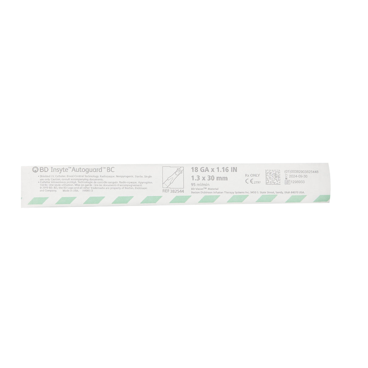 Peripheral IV Catheter Insyte™ Autoguard™ BD Vialon Push Button Blood Control - BeHope
