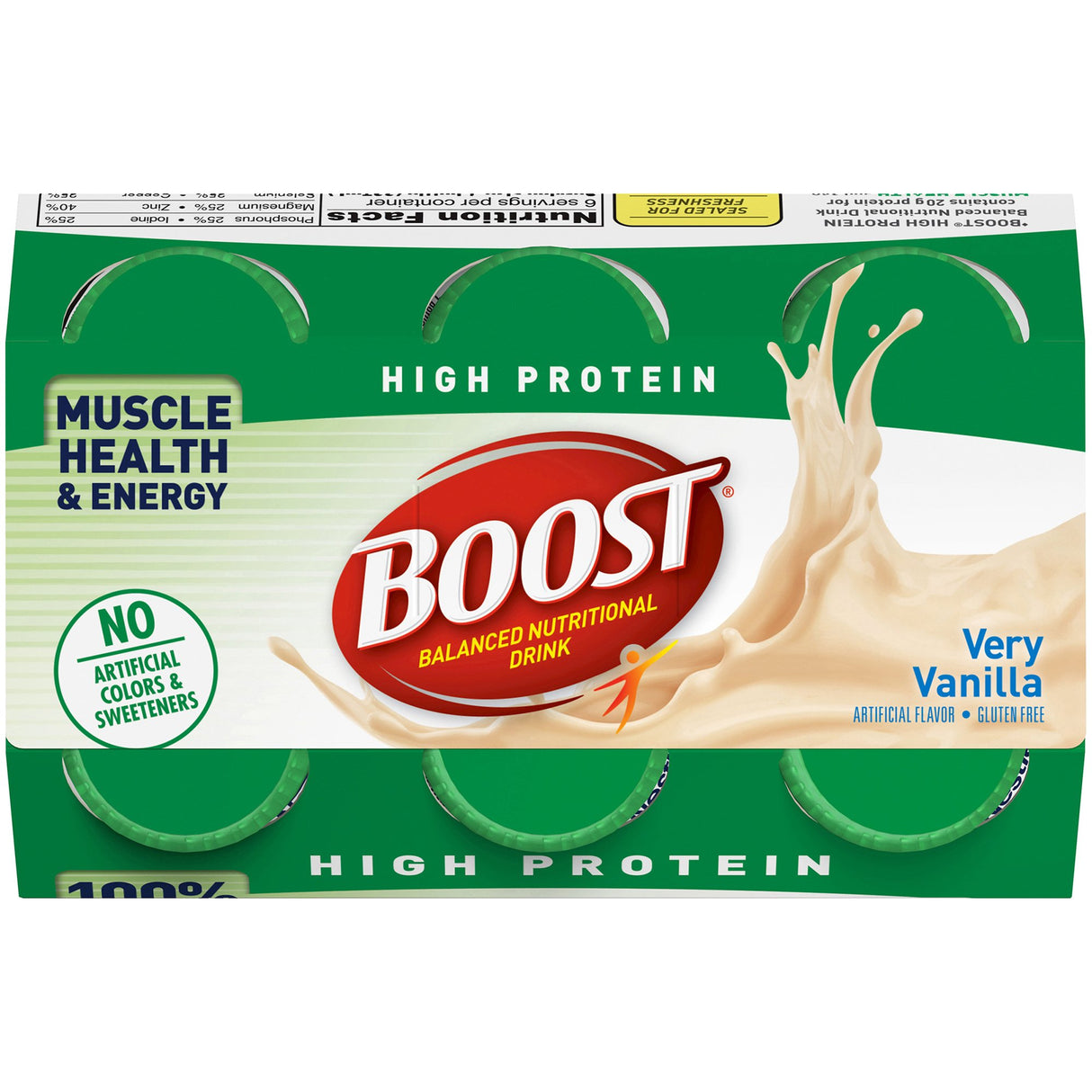 Oral Supplement Boost® High Protein Very Vanilla Flavor Liquid 8 oz. Bottle - BeHope