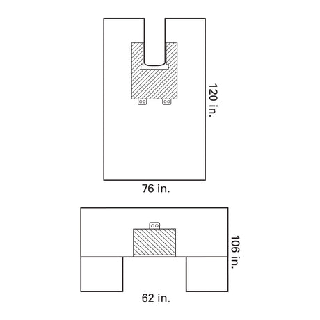 General Purpose Drape Pack with U-bar Support - BeHope