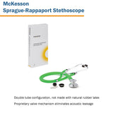 Sprague Stethoscope McKesson Green 2-Tube 22 Inch Tube Double Sided Chestpiece - BeHope