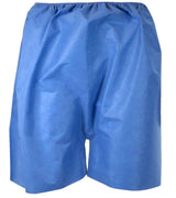 Exam Shorts Large Blue SMS Adult Disposable - BeHope