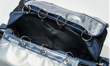 Rolling Medical Bag Navy Blue 600D Waterproof Polyester 9 X 13 X 16 Inch