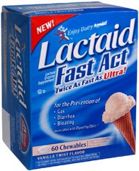 Dietary Supplement Lactaid® Fast Act Lactase Enzyme Tablets - BeHope