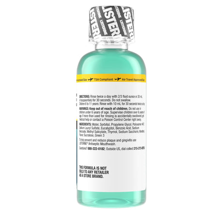 Mouthwash Listerine® Zero™ Alcohol-Free Bad Breath Protection - BeHope