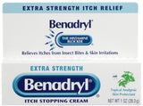 Itch Relief Benadryl® Original Strength 1% - 0.1% Strength Cream 1 oz. Tube - BeHope