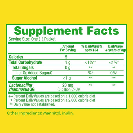 Pediatric Probiotic Dietary Supplement Culturelle® Dairy-Free for Digestive Upset - BeHope