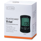 Blood Glucose Meter Glucocard® Vital™ 7 Second Results Stores up to 250 Results No Coding Required - BeHope