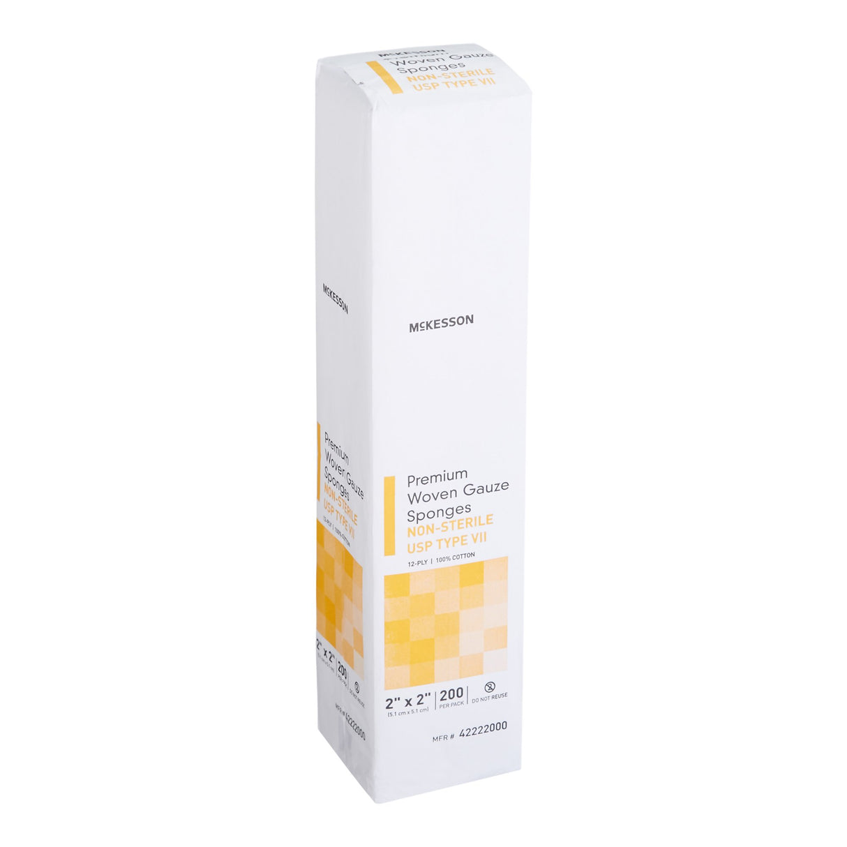 Gauze Sponge McKesson 2 X 2 Inch 12-Ply NonSterile 200 per Pack - BeHope