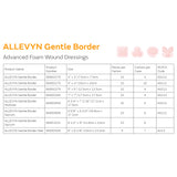 Foam Dressing Allevyn Gentle Border 6-3/4 X 7-5/8 Inch With Border Film Backing Silicone Gel Adhesive Multisite Sterile - BeHope