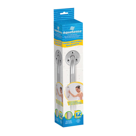 Aquasense Knurled Chrome Grab Bar - BeHope