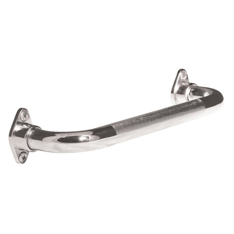 Aquasense Knurled Chrome Grab Bar With Rotating Flange - BeHope