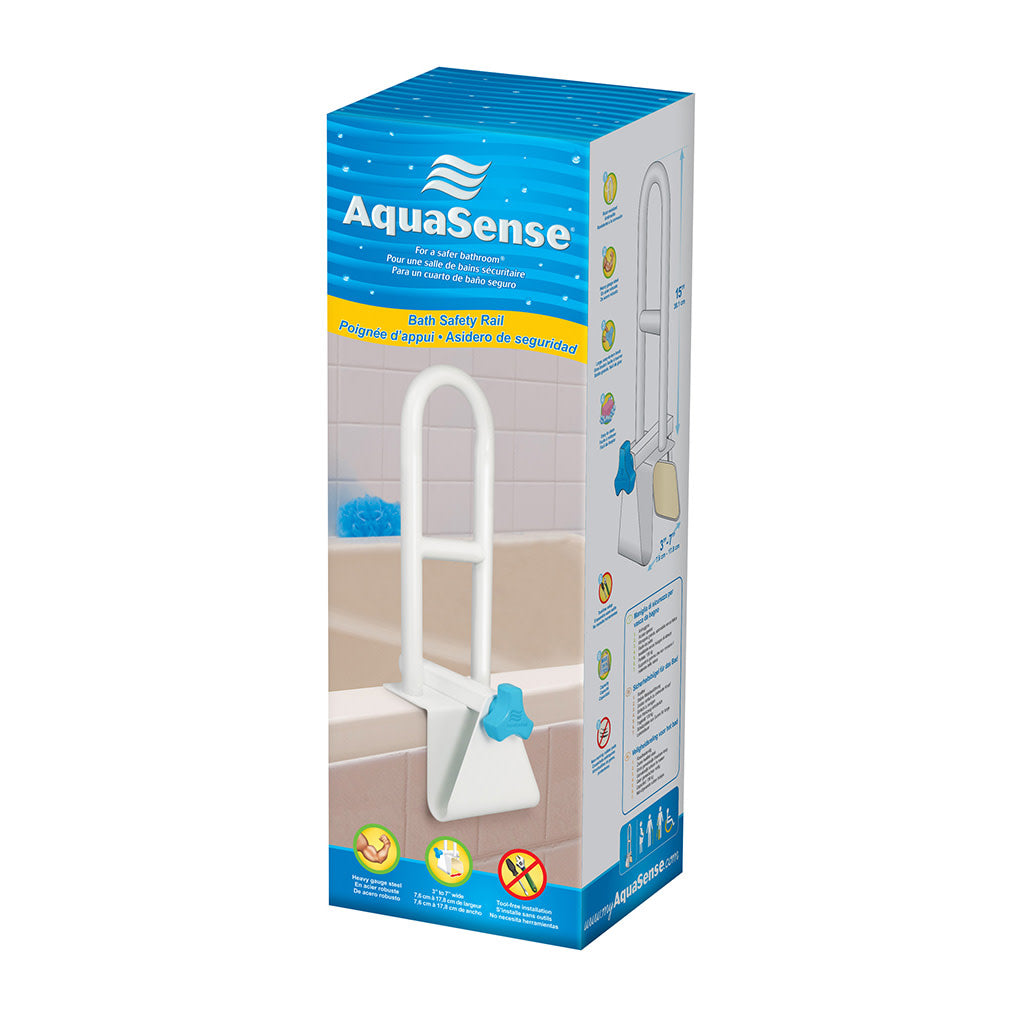 Aquasense Steel Bath Safety Rail - BeHope