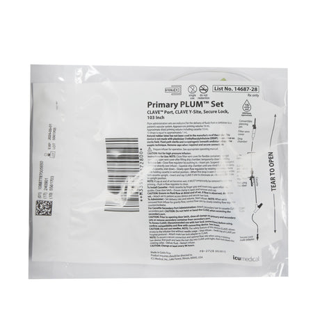 Plumset™ IV Pump Set Two Ports Filter Free for Infusion Therapy - BeHope