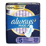 Feminine Pad Always® Maxi Overnight Heavy Absorbency - BeHope