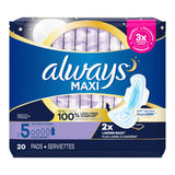 Feminine Pad Always® Maxi Overnight Heavy Absorbency - BeHope