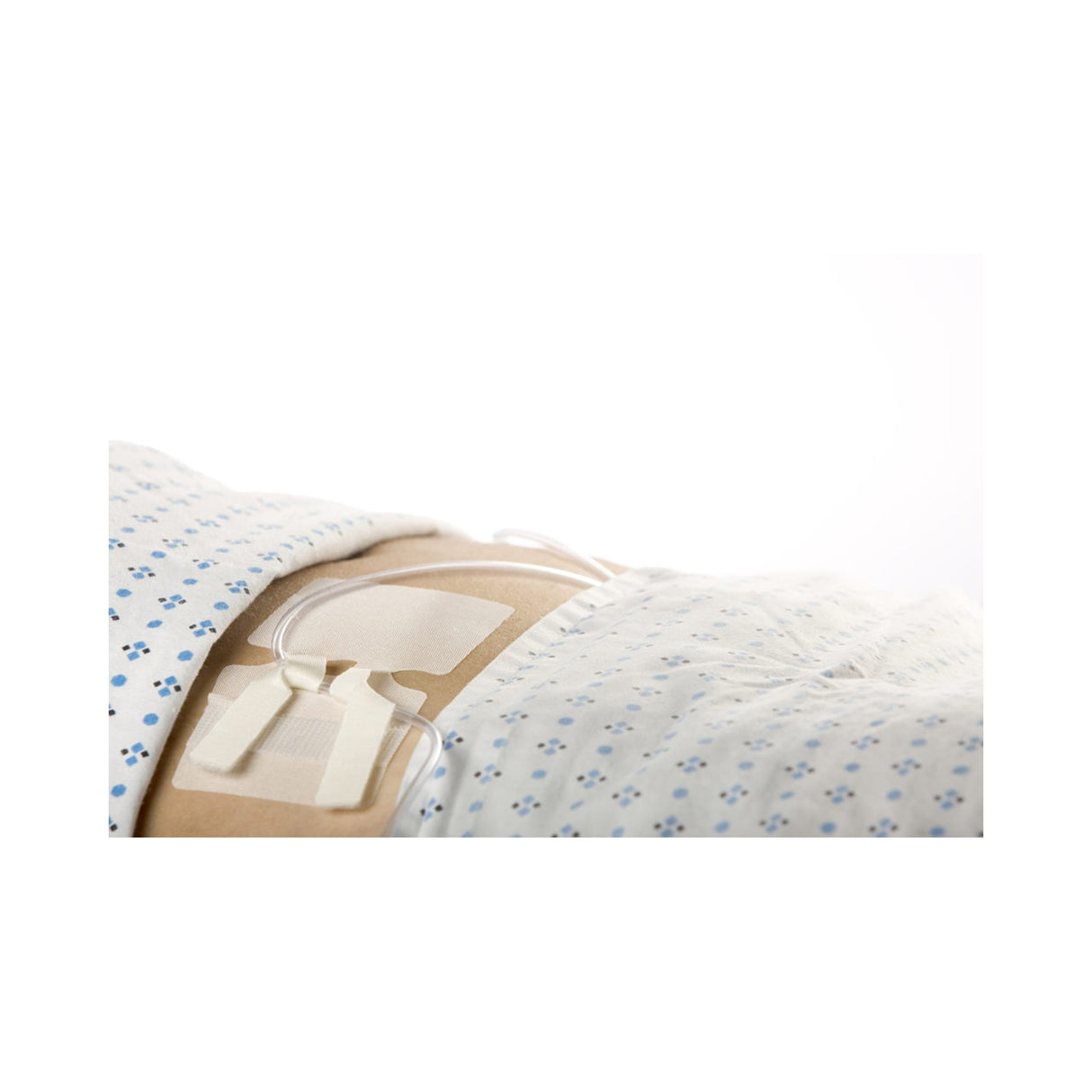 Catheter Holder Cath-Secure Dual Tab® 3 Inch Wrap Tabs x 3 Inch Wide Base - BeHope