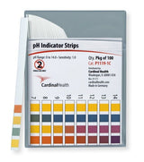 pH Indicator Test Strips Cardinal Health™ with Non-Contaminating Dyes - BeHope