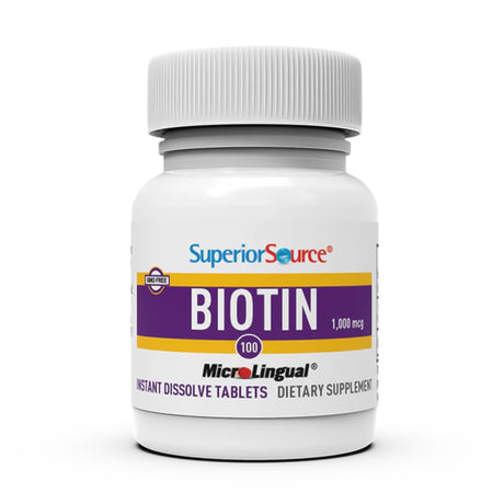 Biotin Supplement Up&Up Vitamin B7 1,000 mcg Strength Tablet 100 per Bottle - BeHope