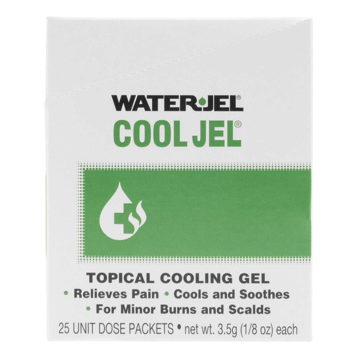 Burn Relief Tea Tree Oil / Glycerin Water Jel® Cool Jel Topical Gel 3.5 Gram Individual Packet - BeHope
