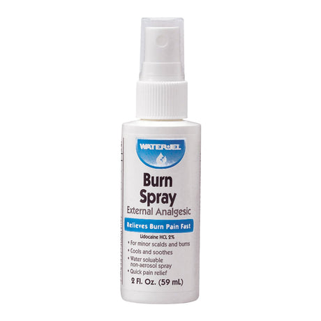 Burn Relief Lidocaine HCl Water Jel® Burn Spray Topical Liquid 2 oz. Spray Bottle - BeHope