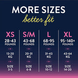 Female Youth Absorbent Underwear GoodNites® Pull On with Tear Away Seams Large Disposable Heavy Absorbency - BeHope