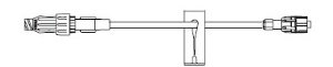 IV Extension Set Caresite® Needle-free Port Standard Bore Sterile - BeHope