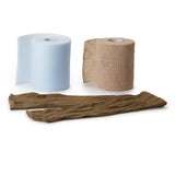 2 Layer Compression Bandage System CoFlex® TLC XL with Indicators 4 Inch X 5-2/5 Yard / 4 Inch X 7 Yard Self-Adherent / Pull On Closure Tan NonSterile 35 to 40 mmHg - BeHope