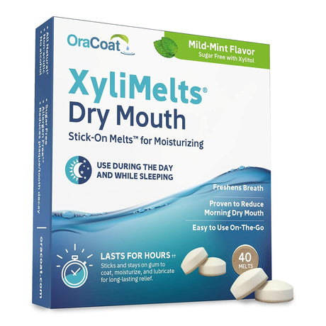 Xylimelts® Adhering Discs for Overnight Dry Mouth Relief - BeHope