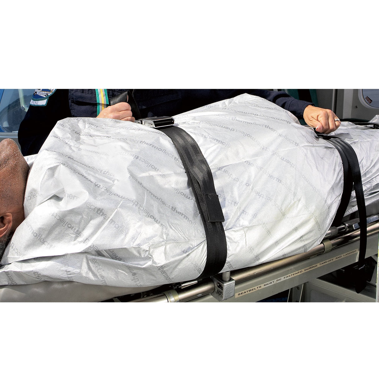 Heat Reflective Blanket Thermoflect® Transport Cocoon™ Thermoflect Fabric - BeHope