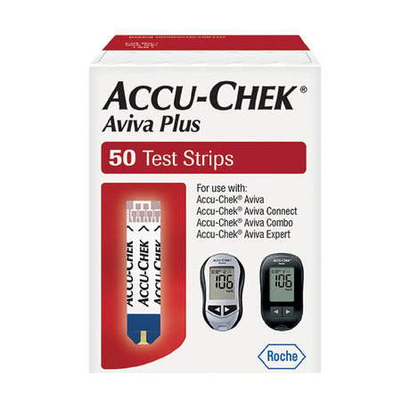 Blood Glucose Test Strips Accu-chek® Aviva Plus No Coding - BeHope