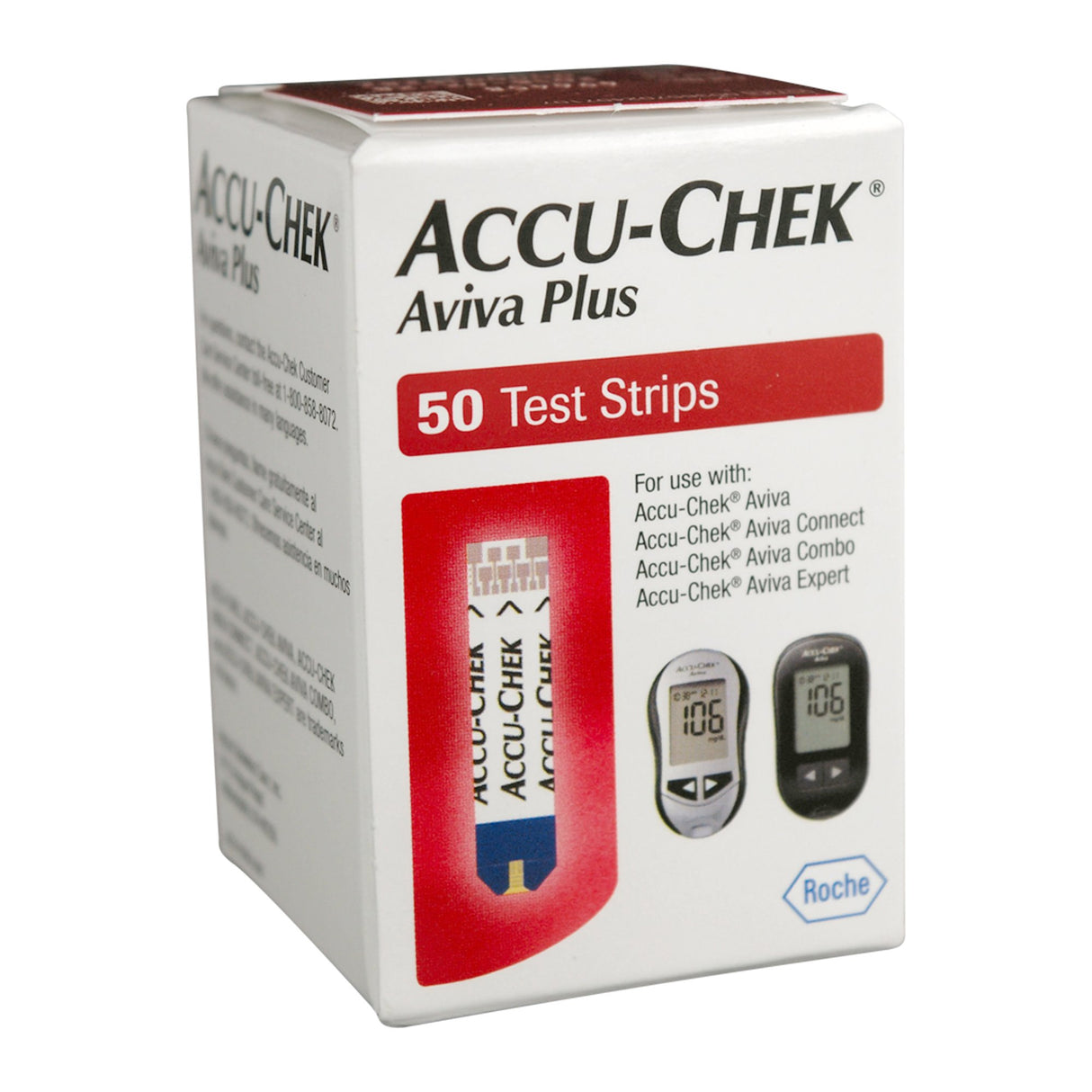 Blood Glucose Test Strips Accu-chek® Aviva Plus No Coding - BeHope
