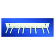 X-Ray Apron Peg Rack Wall Mounted 8 Pegs White - BeHope