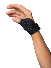 Thumb Brace CMC Controller Plus Adult Large / X-Large Hook and Loop Strap Closure Left Hand Black - BeHope