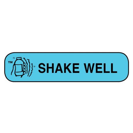 Pre-printed Auxiliary Label Apothecary Products® Shake Well Safety Instruction - BeHope