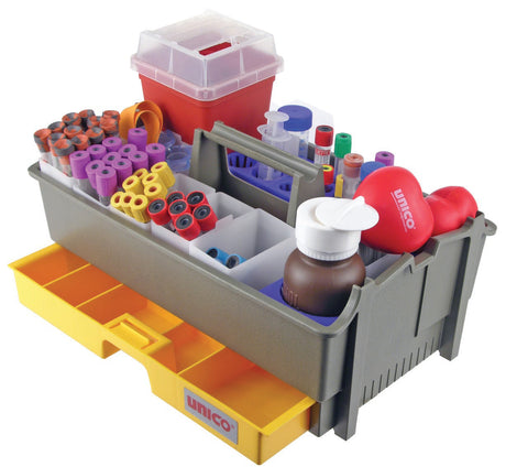 Phlebotomy Tray Flexi-phleb™ with Multiple Compartments for Specimen Collection - BeHope