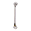 Bathtub Grab Bar DMI® Silver Knurled Steel - BeHope