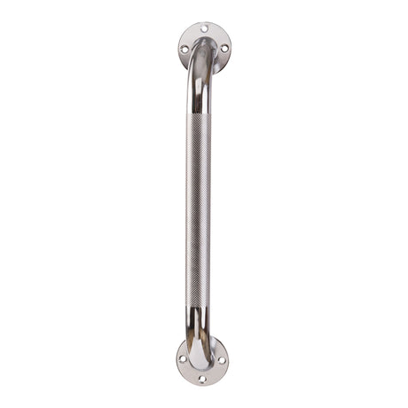 Bathtub Grab Bar DMI® Silver Knurled Steel - BeHope