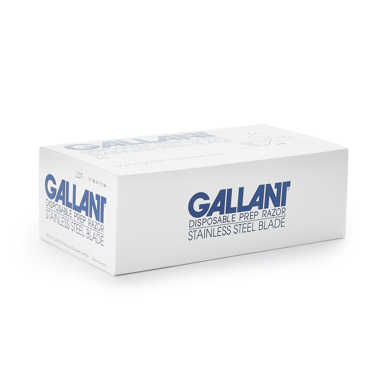 Surgical Prep Razor Gallant® Single Edge Single Blade NonSterile Disposable - BeHope