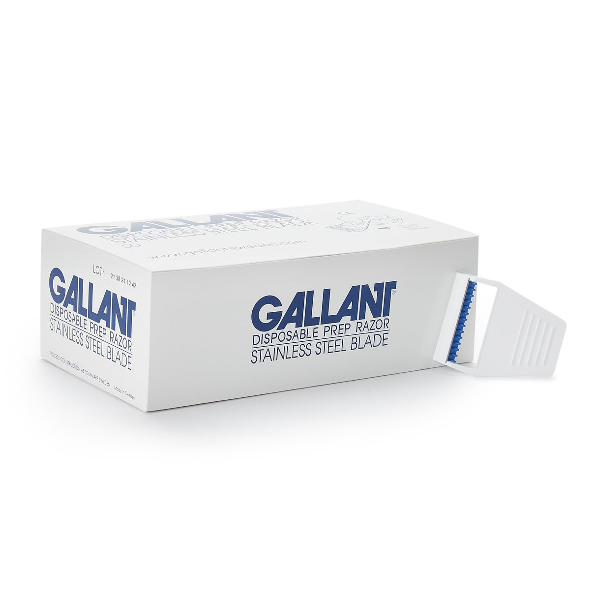 Surgical Prep Razor Gallant® Single Edge Single Blade NonSterile Disposable - BeHope