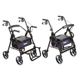 Duet Rollator/Transport Chair, 8" Casters -BeHope