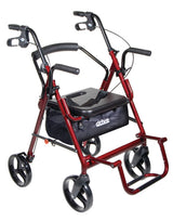 Fauteuil de transport/déambulateur Duet noir