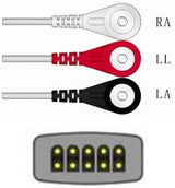 ECG Lead Set Sage Services Adult, Reusable, 2.5m - BeHope