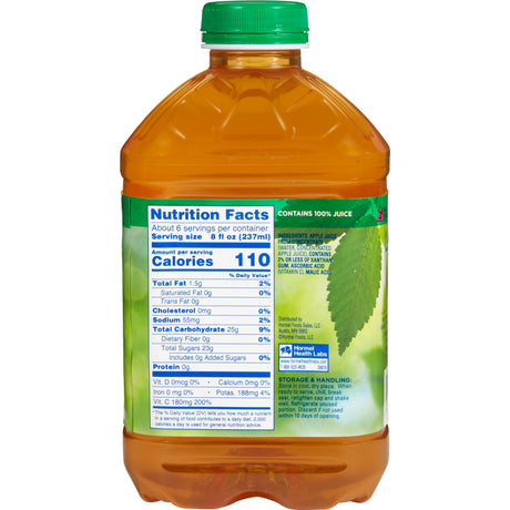 Thickened Beverage Thick & Easy® 46 oz. Bottle Apple Flavor Liquid IDDSI Level 2 Mildly Thick - BeHope